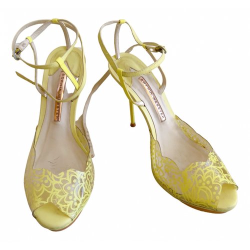 Pre-owned Sophia Webster Sandals In Yellow
