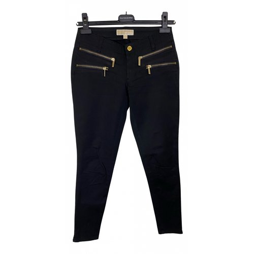 Pre-owned Michael Kors Slim Jeans In Black
