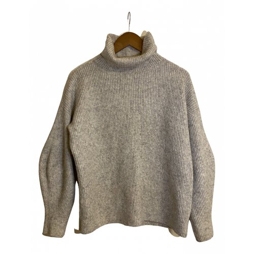 Pre-owned French Connection Wool Jumper In Grey