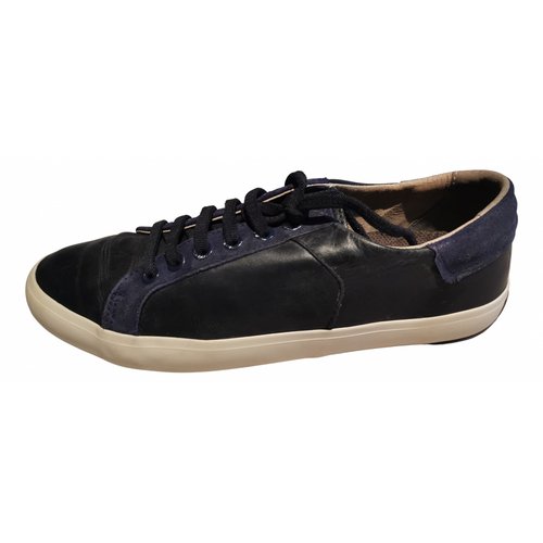 Pre-owned Camper Leather Trainers In Navy