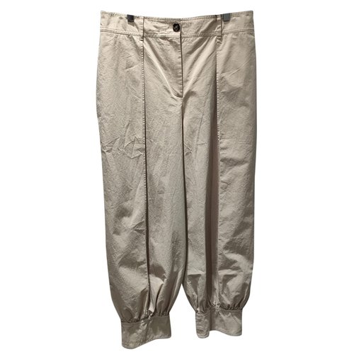 Pre-owned Jw Anderson Trousers In Beige