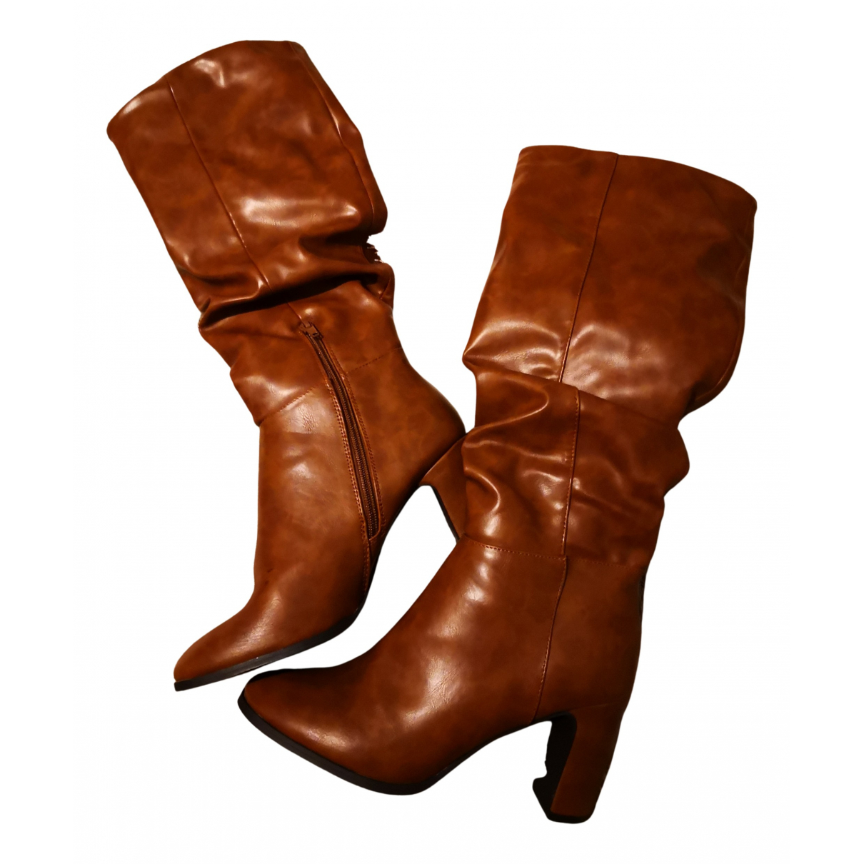 leather booties anna field