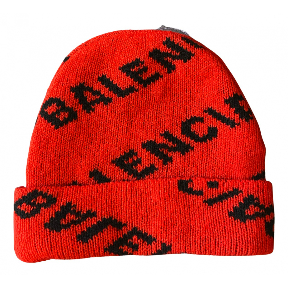 Pre-owned Balenciaga Wool Beanie In Red 