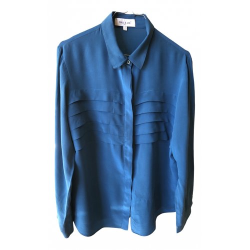 Pre-owned Paul & Joe Silk Shirt In Blue