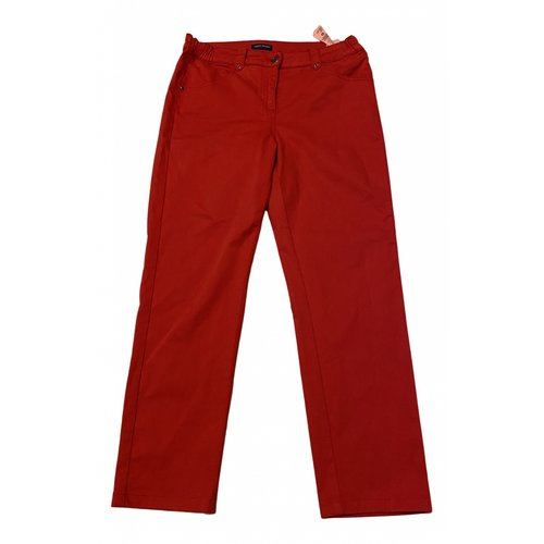 Pre-owned Saint James Straight Pants In Red
