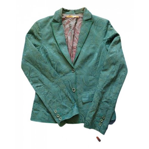 Pre-owned Roberto Cavalli Suit Jacket In Green