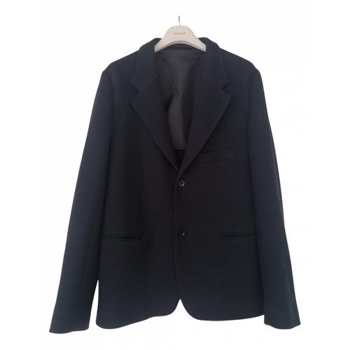 Pre-owned Lemaire Wool Vest In Navy