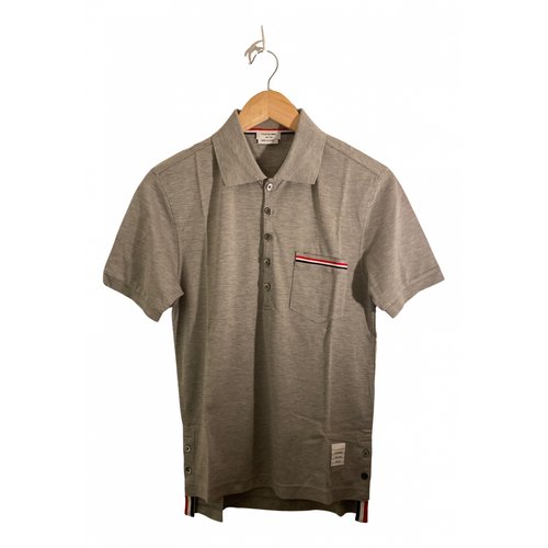 Pre-owned Thom Browne Polo Shirt In Grey