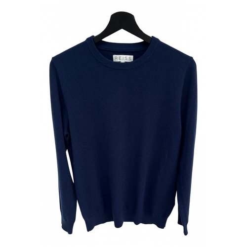 Pre-owned Reiss Wool Knitwear & Sweatshirt In Blue