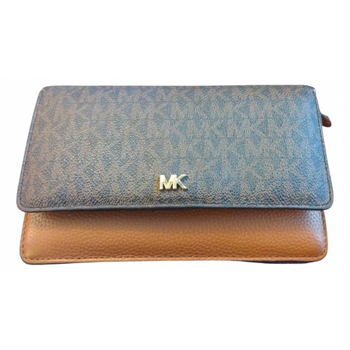 Pre-owned Michael Kors Leather Clutch In Multicolour
