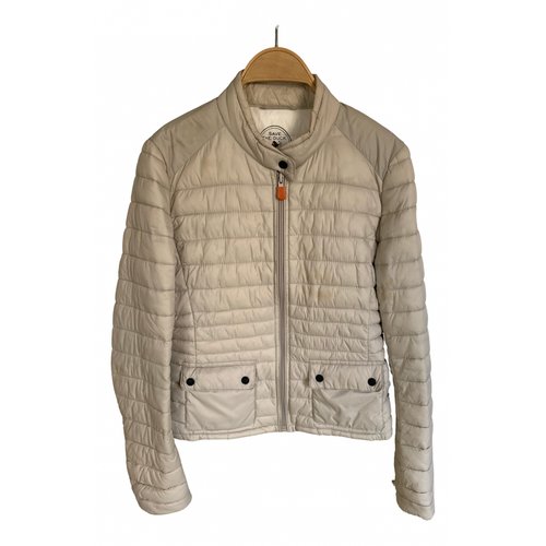 Pre-owned Save The Duck Puffer In Beige