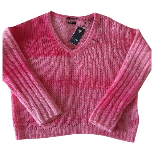 Pre-owned Guess Wool Jumper In Multicolour
