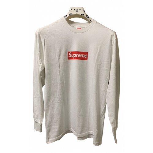 Pre-owned Supreme Box Logo T-shirt In White