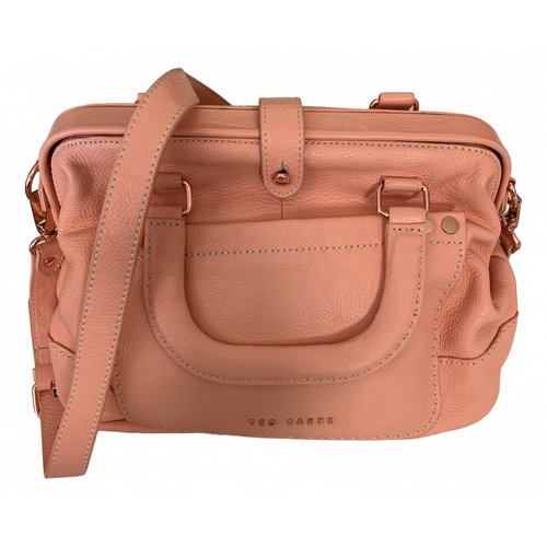 Pre-owned Ted Baker Leather Handbag In Pink