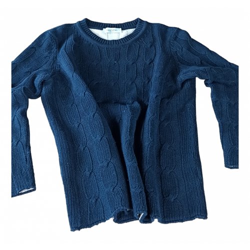Pre-owned Valentino Jumper In Blue
