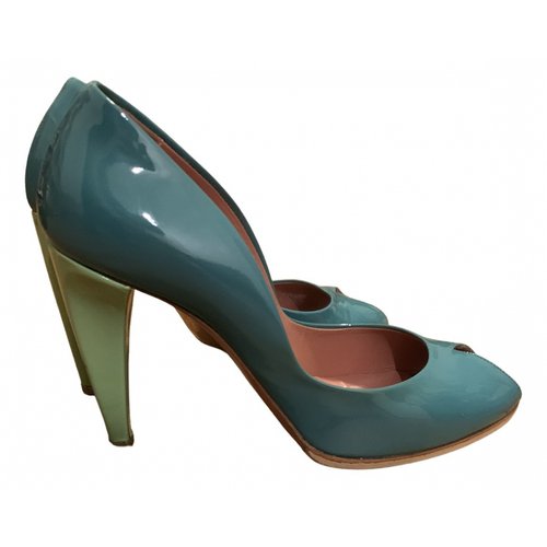 Pre-owned Les Tropeziennes Leather Heels In Blue