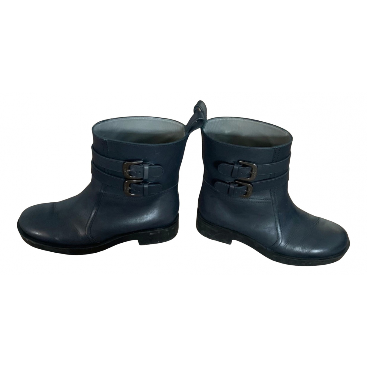 Jil Sander Leather Biker Boots 