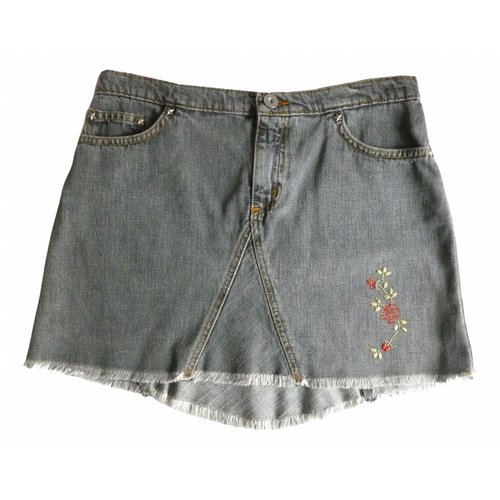 Pre-owned Max & Co Mini Skirt In Anthracite
