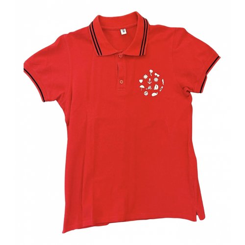 Pre-owned Moschino Polo Shirt In Red