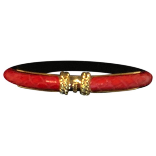 Pre-owned Just Cavalli Bracelet In Red