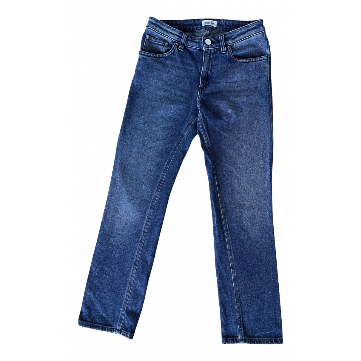 Straight Jeans In Navy | ModeSens