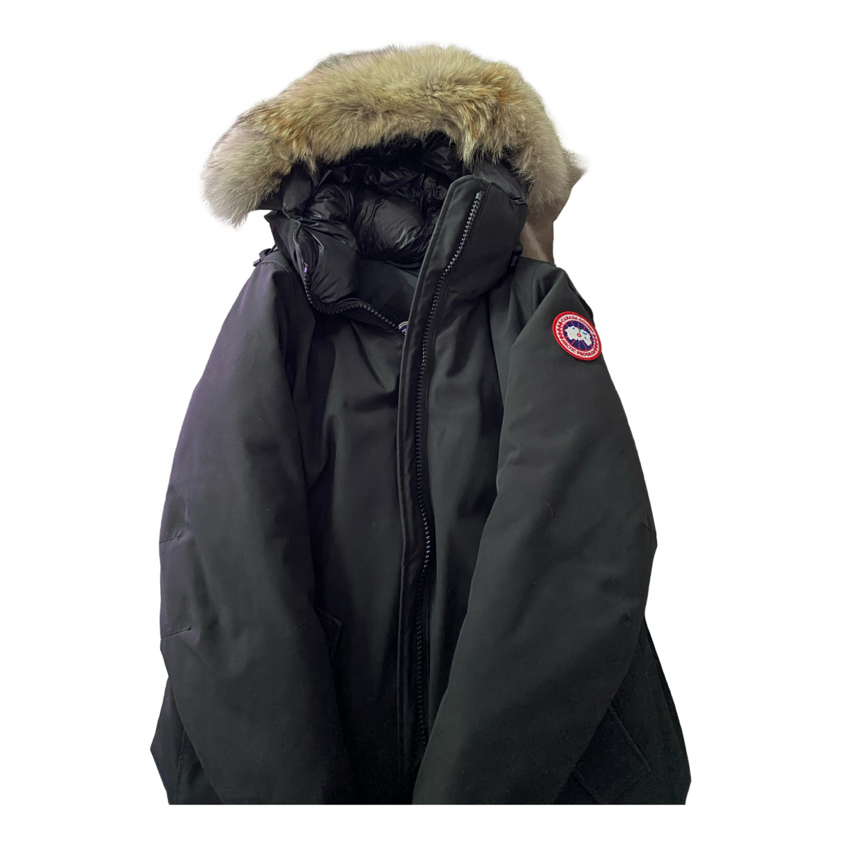 Pre-owned Canada Goose Parka In Black 