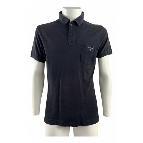 Pre-owned Barbour Polo Shirt In Black