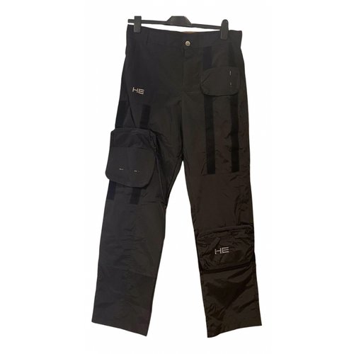Pre-owned Heliot Emil Trousers In Black