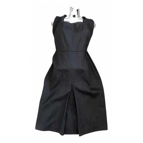 Pre-owned Samsonite Mid-length Dress In Black