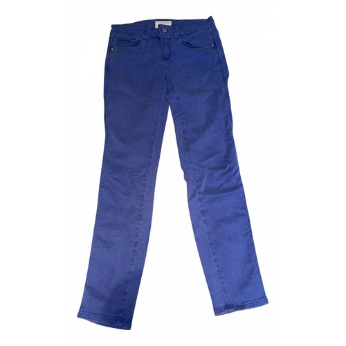 Pre-owned Kaos Straight Jeans In Blue