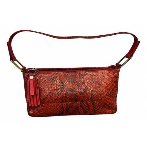 Pre-owned Max Mara Leather Handbag In Red