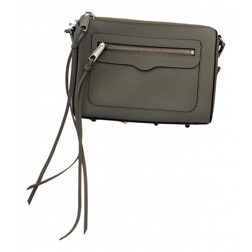 Pre-owned Rebecca Minkoff Leather Crossbody Bag In Grey