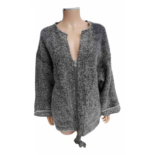 Pre-owned Isabel Marant Wool Cardi Coat In Grey