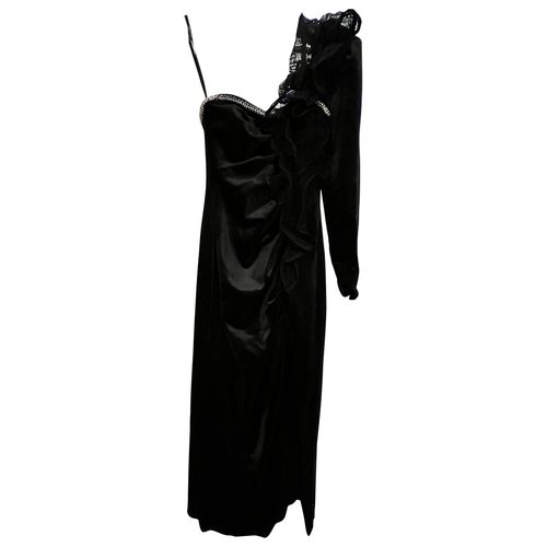 Pre-owned Self-portrait Mid-length Dress In Black