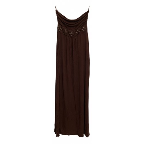 Pre-owned Melissa Odabash Maxi Dress In Brown
