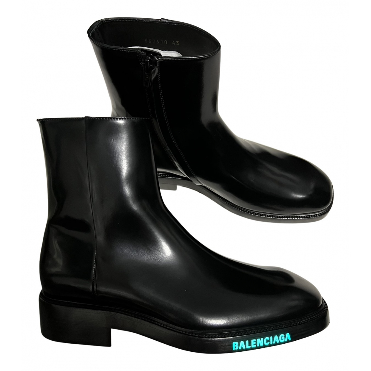 Pre-owned Balenciaga Leather Boots In 