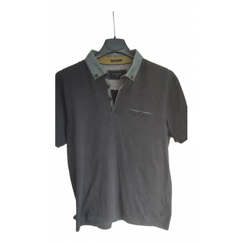 Pre-owned Ted Baker Polo Shirt In Grey