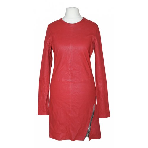 Pre-owned Rta Leather Mini Dress In Red | ModeSens Pre-owned Rta Leather Mini Dress In Red | ModeSens