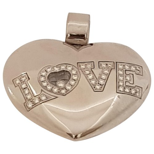 Pre-owned Chopard Love White Gold Pendant