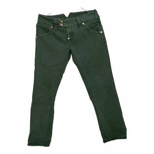 Pre-owned Cycle Straight Jeans In Green