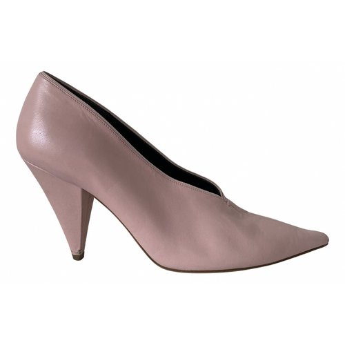 Pre-owned Celine Leather Heels In Pink