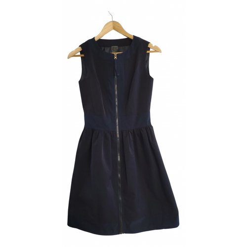 Pre-owned 8 By Yoox Mid-length Dress In Navy
