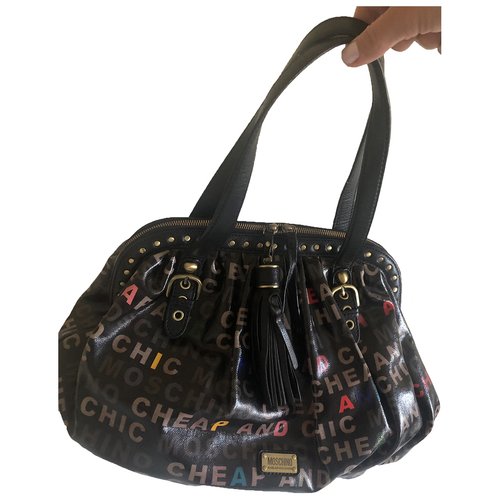 Pre-owned Moschino Cheap And Chic Patent Leather Handbag In Multicolour