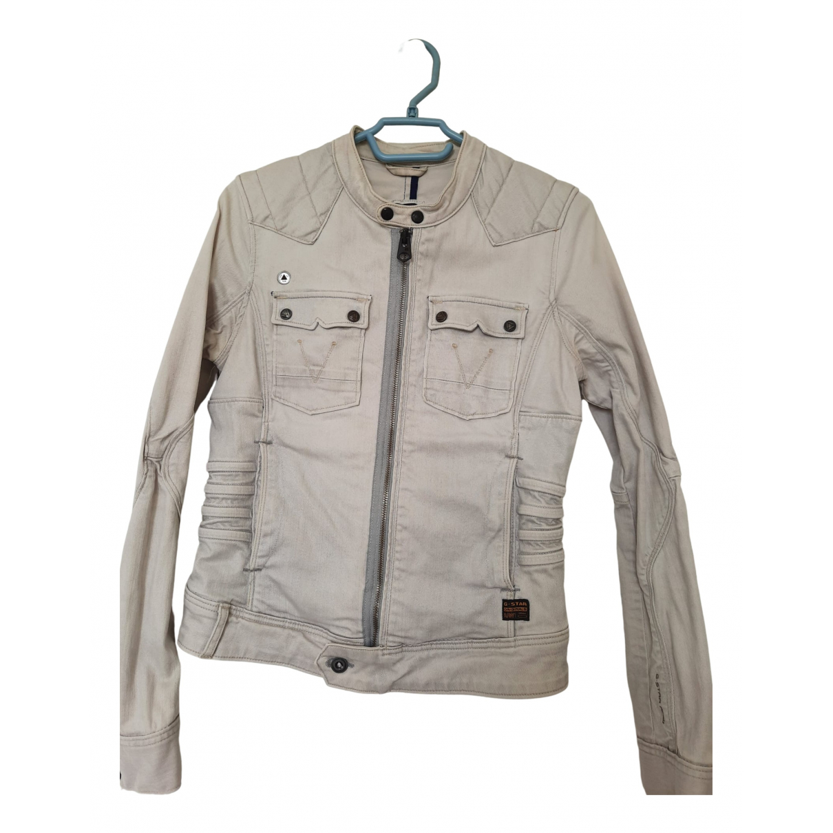 Pre-owned G-star Raw Jacket In Metallic 