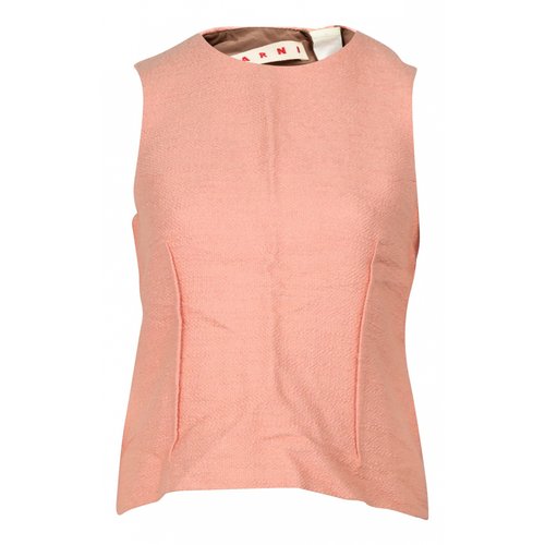 Pre-owned Marni Wool Camisole In Pink