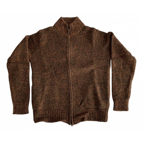 Pre-owned Corneliani Wool Knitwear & Sweatshirt In Brown