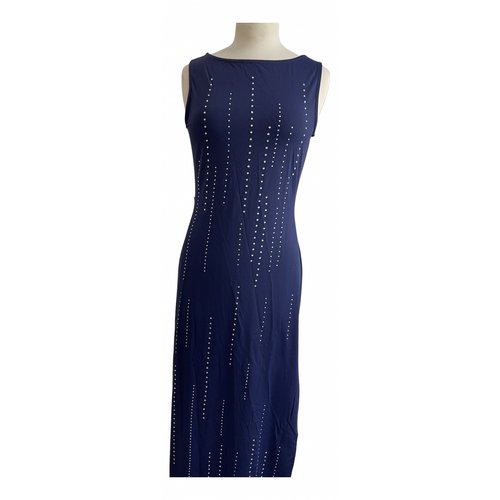 Pre-owned Moschino Cheap And Chic Maxi Dress In Purple