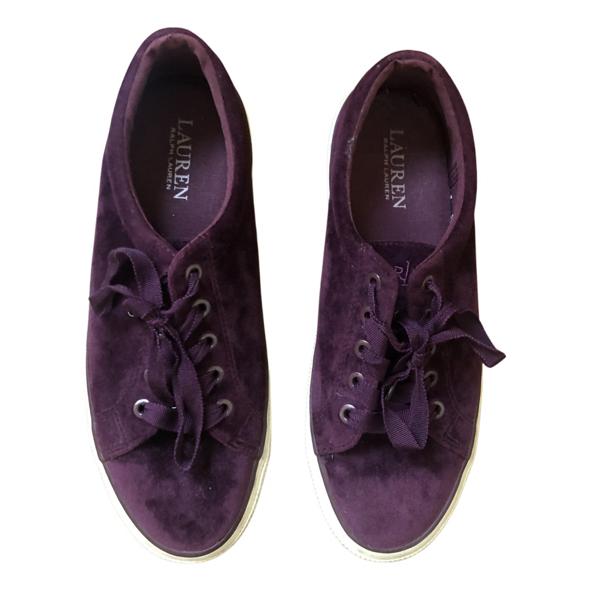 Ralph Lauren Velvet trainers 
