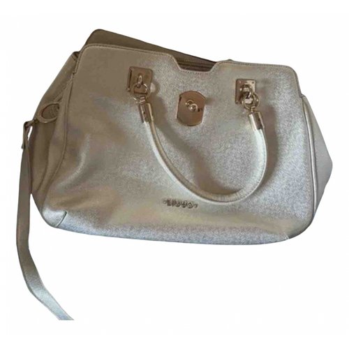 Pre-owned Liujo Leather Handbag In Gold