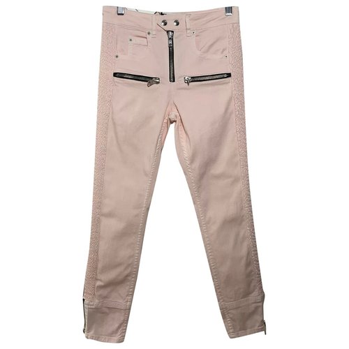 Pre-owned Isabel Marant Étoile Slim Jeans In Pink